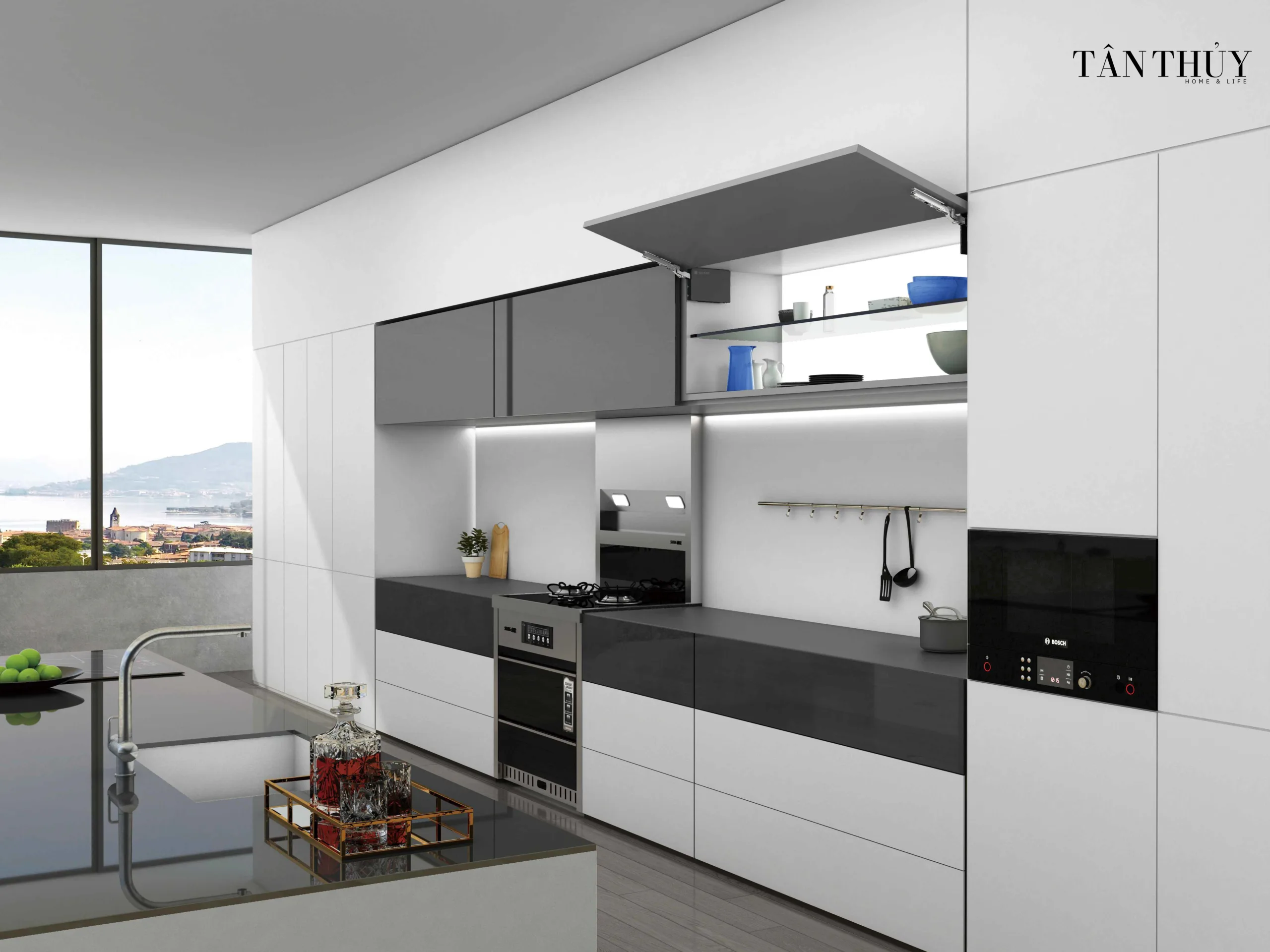 Tay Nâng Tủ Bếp HK Lifting Systems SH-ABC