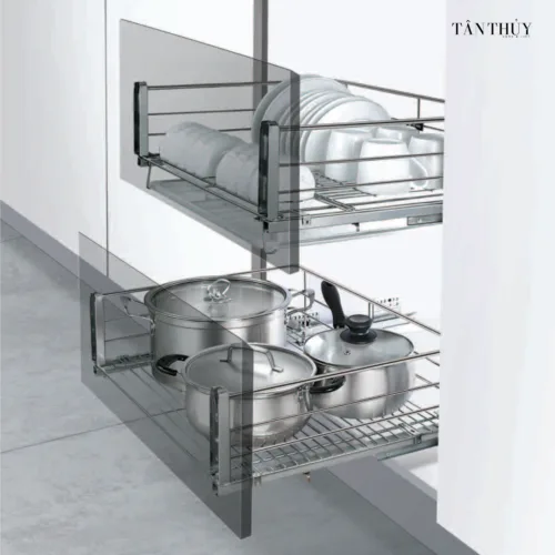 Kệ Xoong Nồi, Bát Đĩa Inox Đa Năng (Dòng Nan Tròn) SH-ABC SHS110CDD