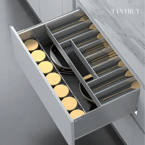 Khay chia ngăn kéo tủ bếp cao cấp (Double-deck Basket) SHLBL-BCL Series