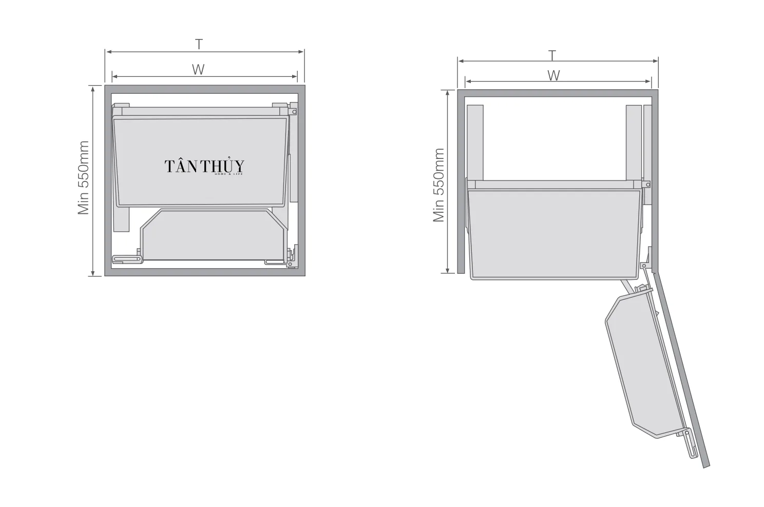 Kich thuoc khoang Tu Do Kho Lien Hoan Thep Carbon SHLBDGW