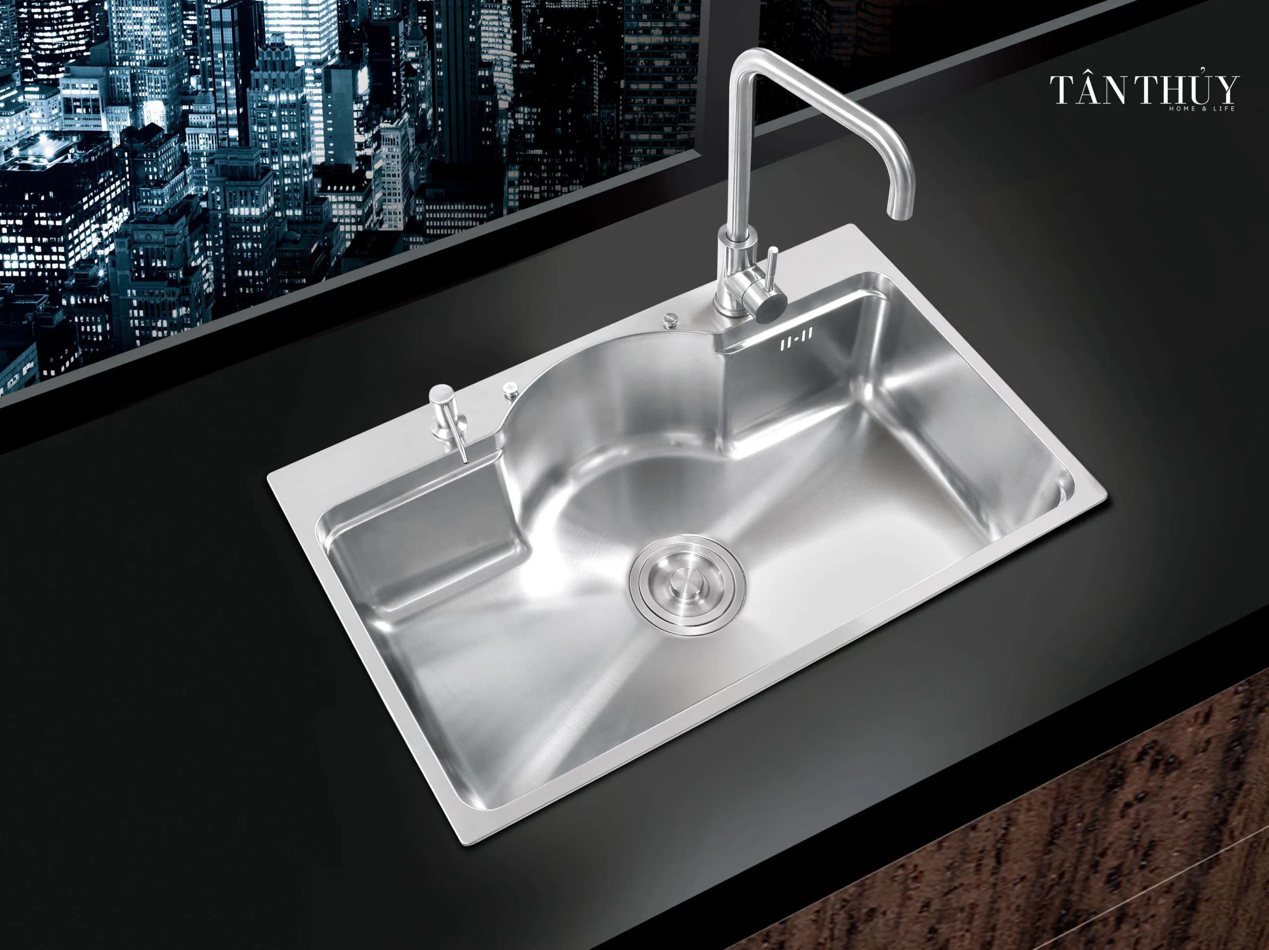 Chậu Rửa Bát Chất Lượng Cao Thép Không Gỉ 304 - SHS7848LS Chậu Rửa Bát Chất Lượng Cao Thép Không Gỉ 304 - SHS7848LS