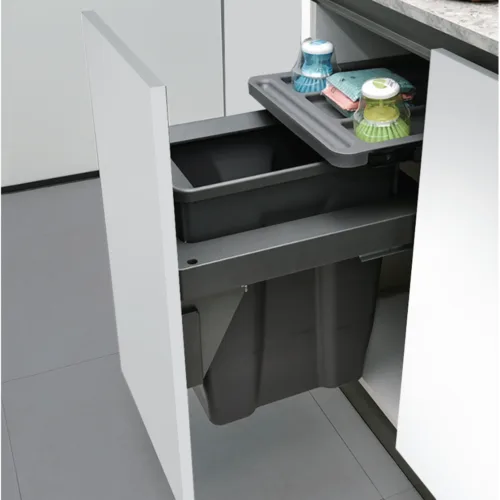 Thùng rác âm tủ thông minh SH-ABC 30L SHZ400D