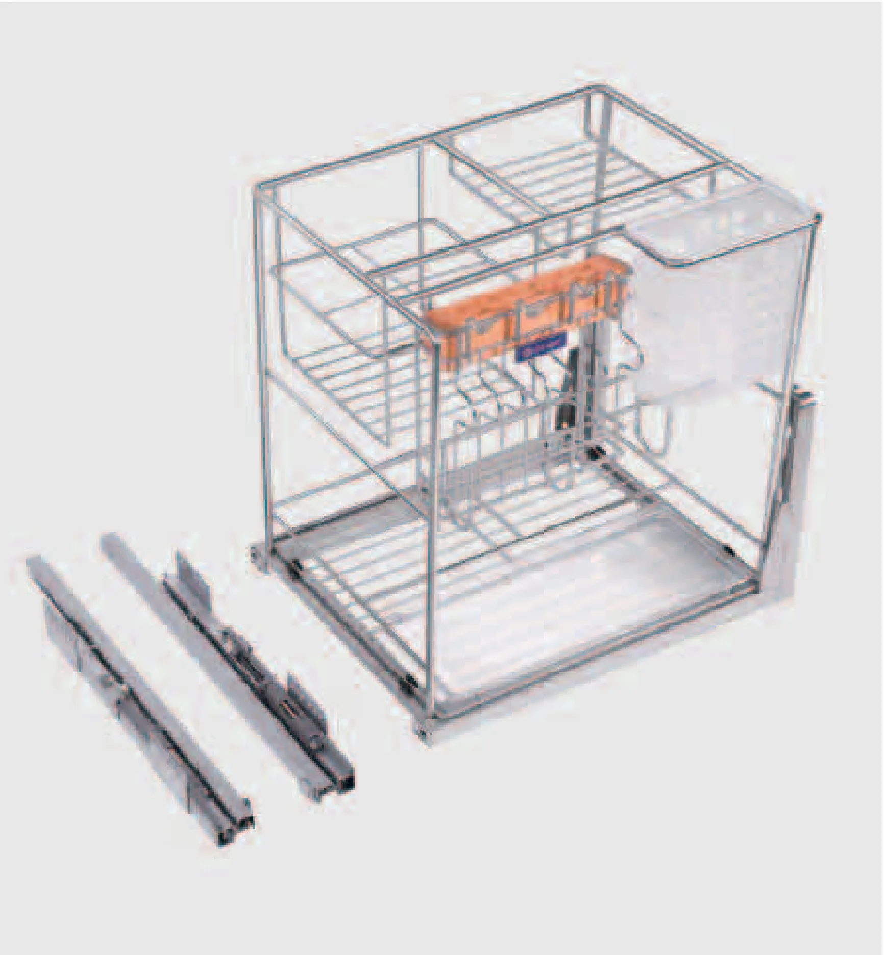 Kệ Gia Vị Đa Năng Inox Đa Năng SH-ABC SH61331 Tron bo Ke Gia Vi Da Nang Inox Da Nang SH61331